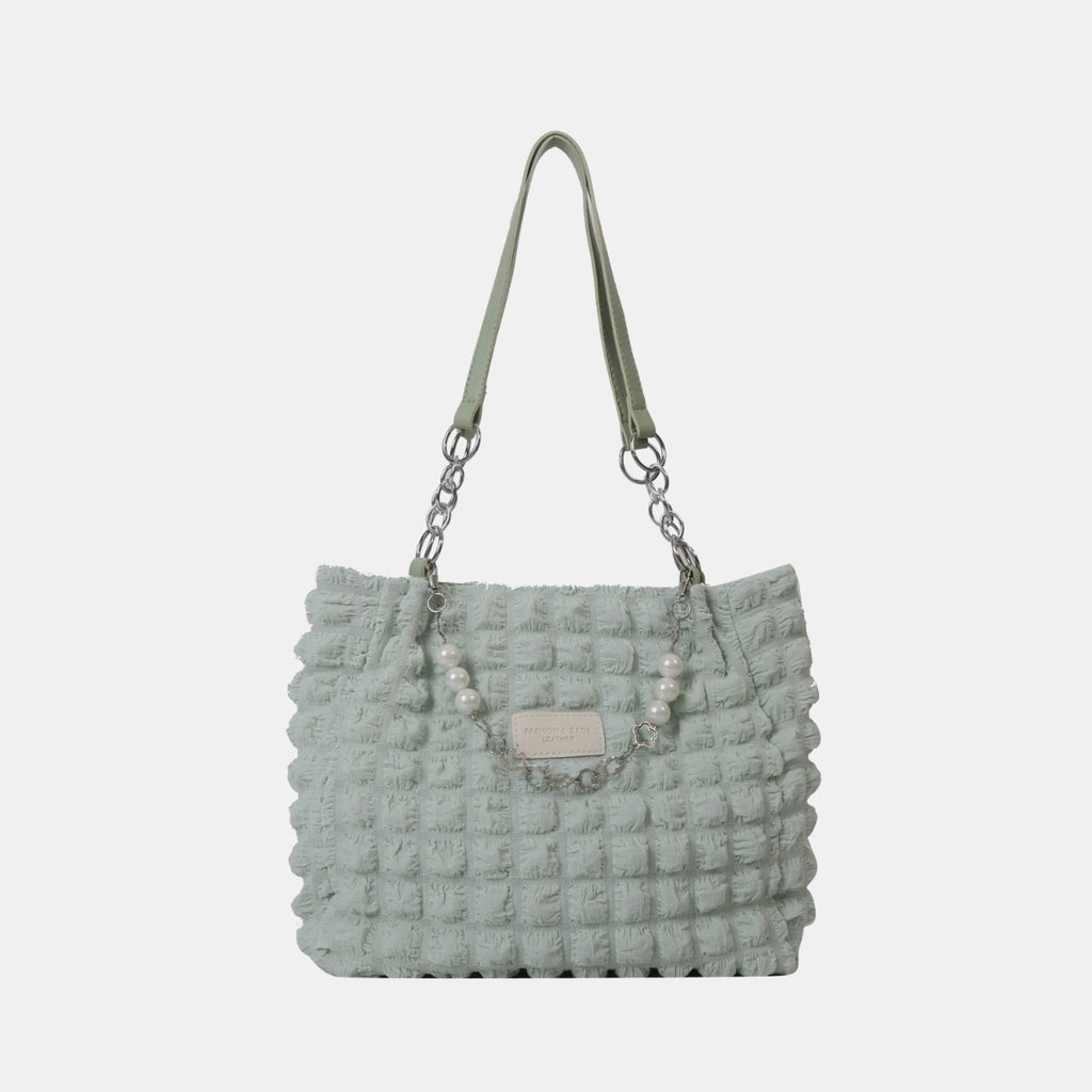 Bubble Textured Tote Bag - Siennasass