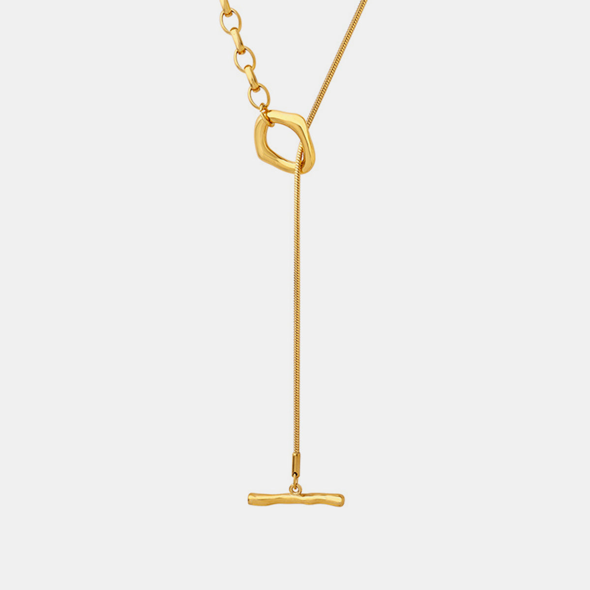 Titanium Steel Chain Necklace - Siennasass
