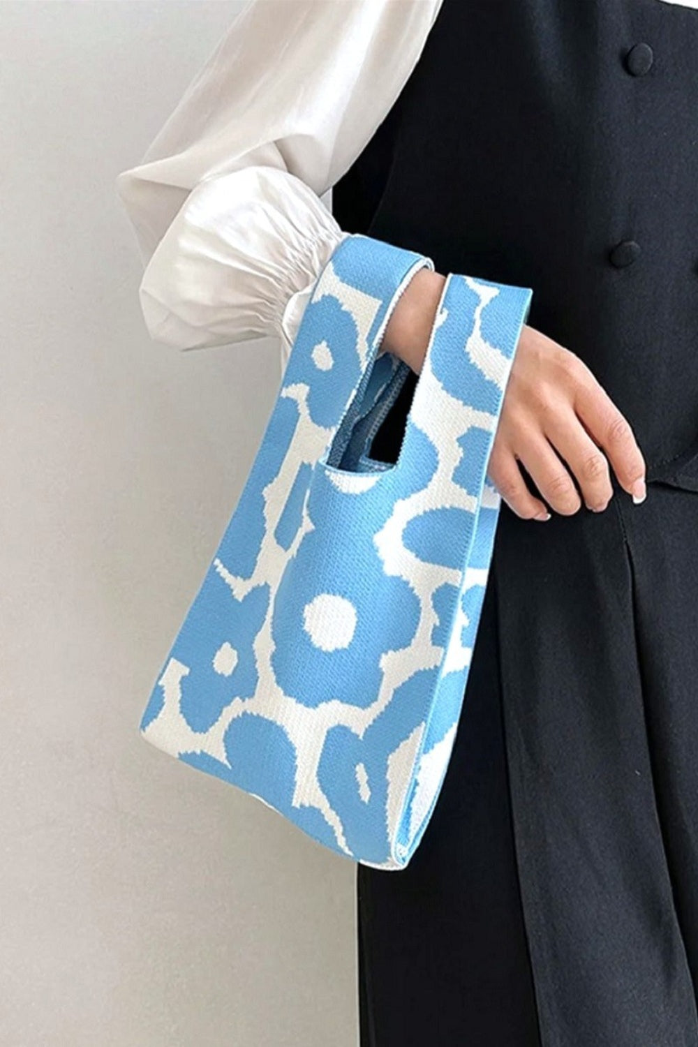 Zenana Flower Eco-Friendly Knitted Handbag - Siennasass