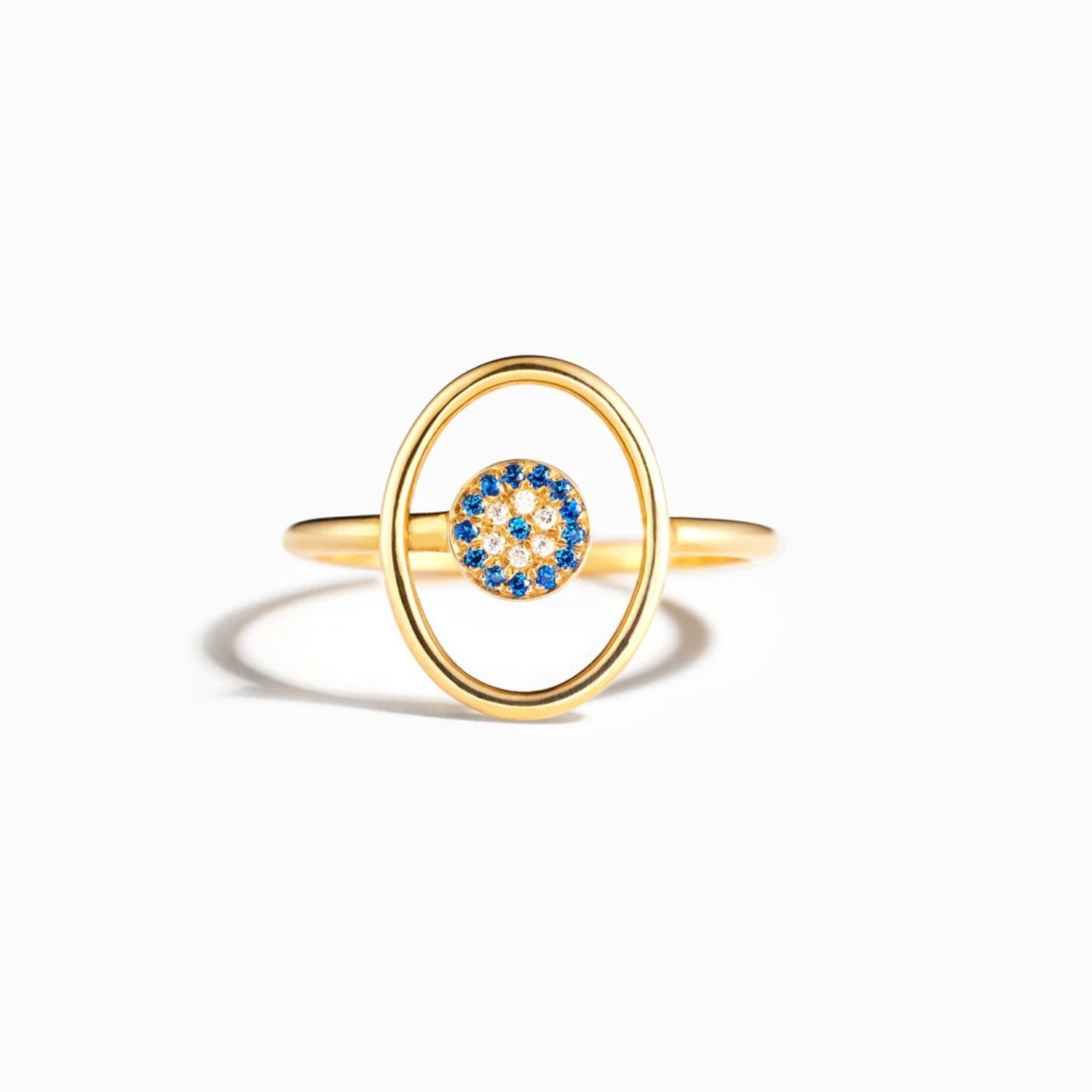 925 Sterling Silver Evil Eye Ring - Siennasass
