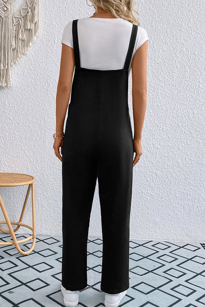 Pocketed Wide Strap Overall - Siennasass
