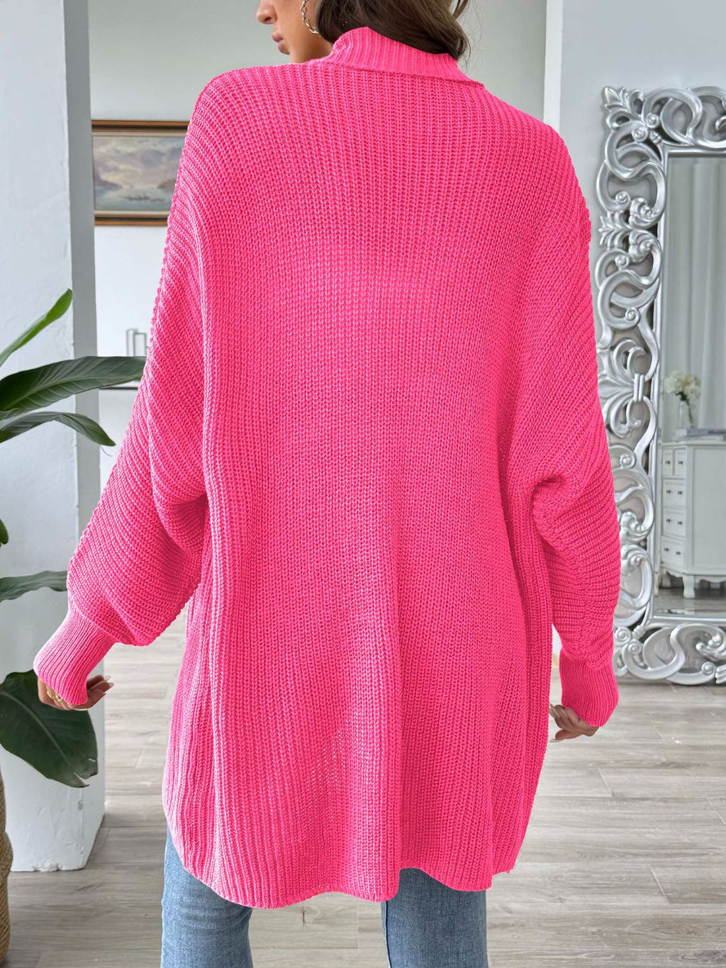 Open Front Long Sleeve Cardigan - Siennasass