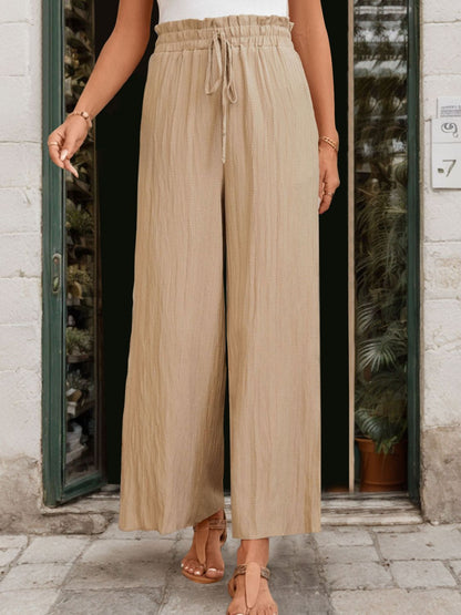 Frill Wide Leg Pants - Siennasass