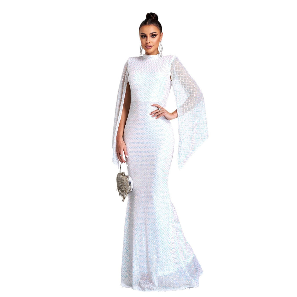 Long Sequined Evening Dress Bridesmaid