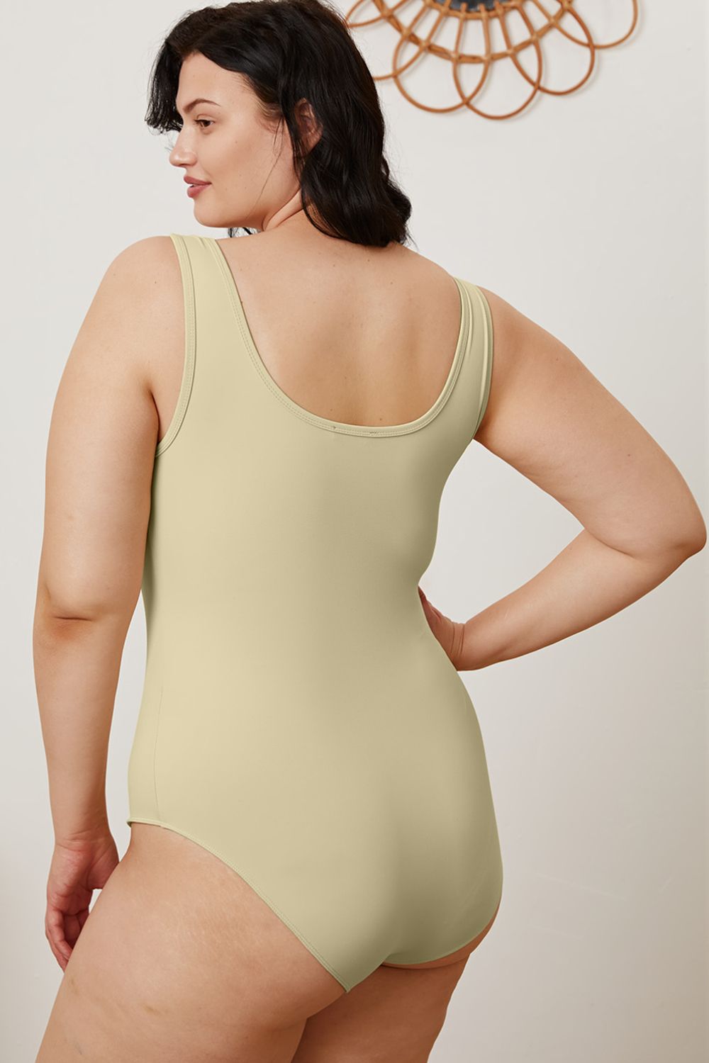 Basic Bae Full Size Square Neck Sleeveless Bodysuit - Siennasass
