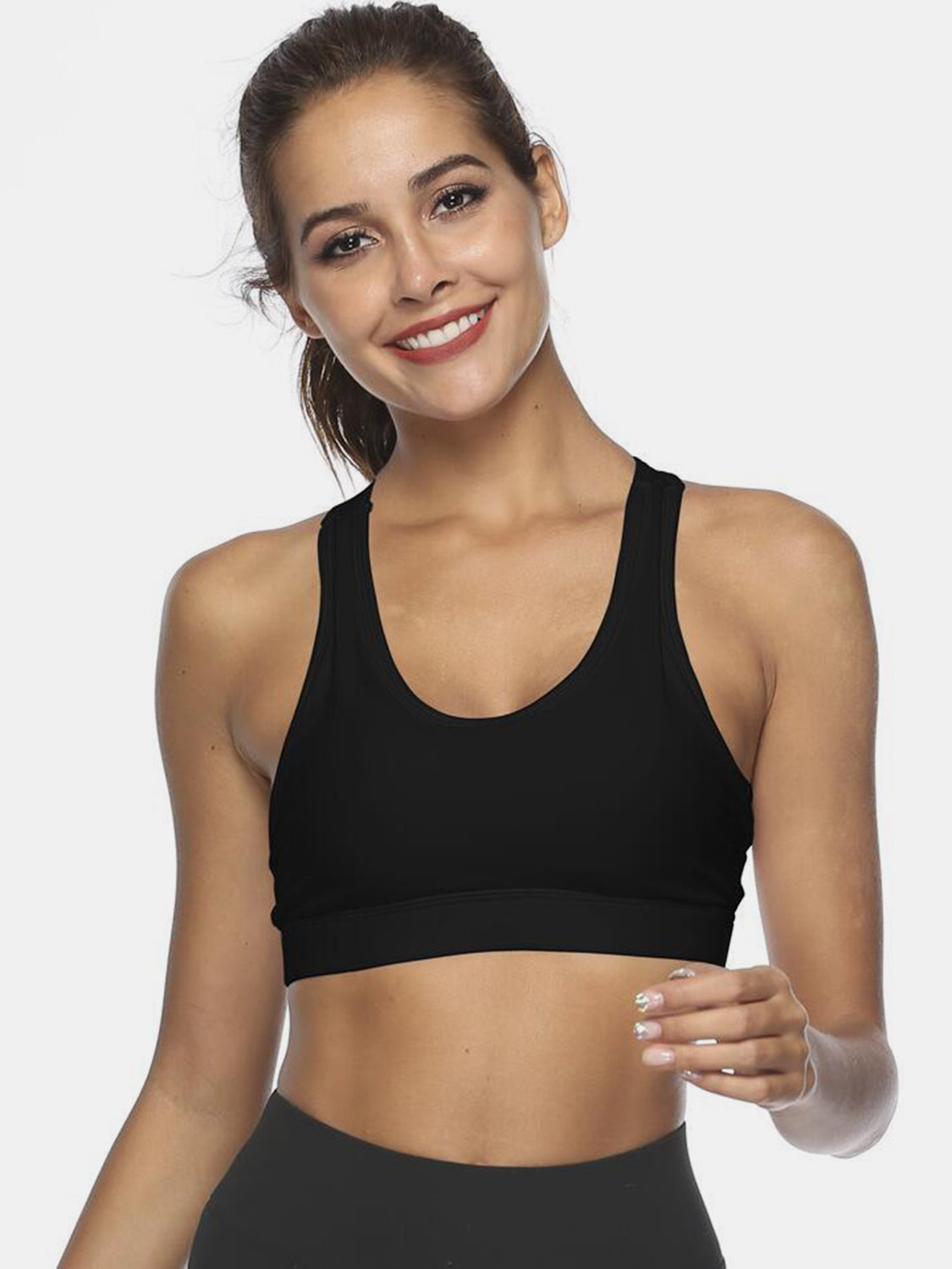Cutout Scoop Neck Active Tank - Siennasass