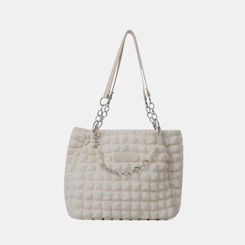 Bubble Textured Tote Bag - Siennasass