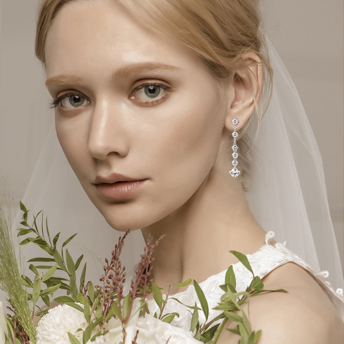 4 Carat Moissanite 925 Sterling Silver Earrings - Siennasass