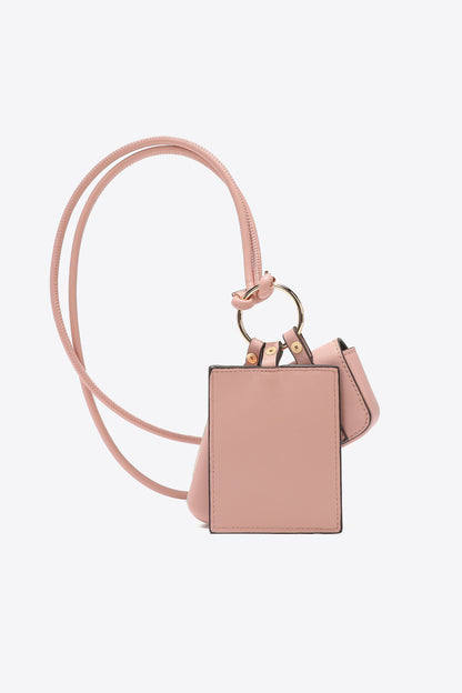 Nicole Lee USA Vegan Leather 3-Piece Lanyard Set - Siennasass