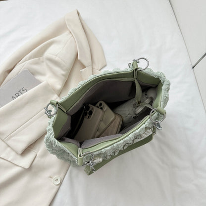 Bubble Textured Tote Bag - Siennasass