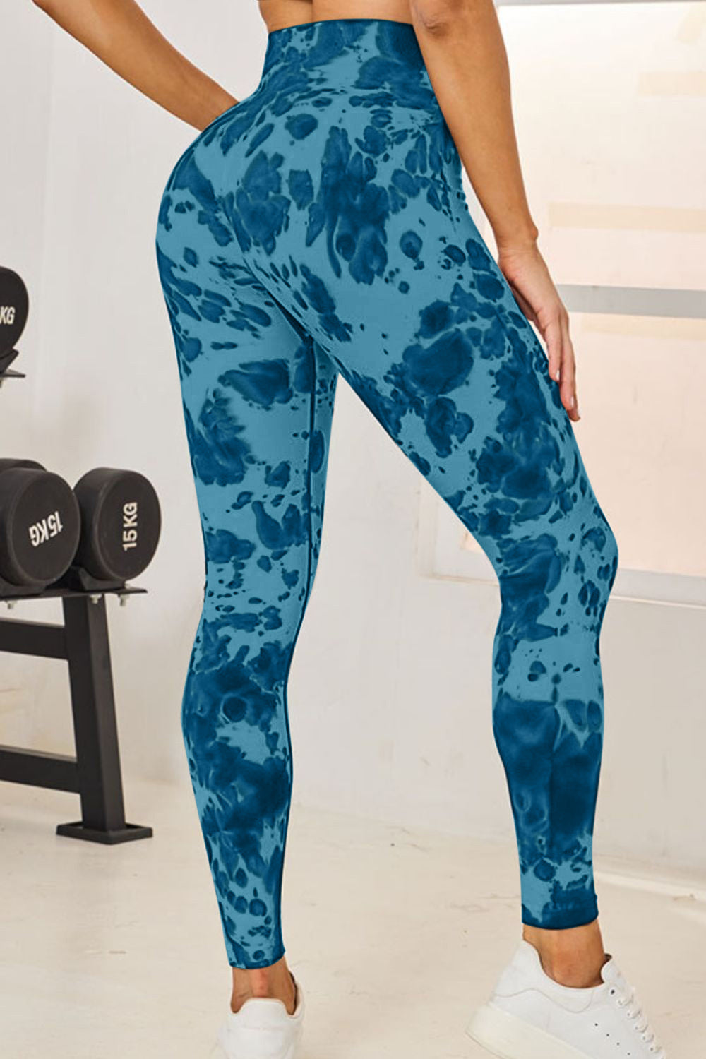 Tie-Dye High Waist Active Leggings - Siennasass