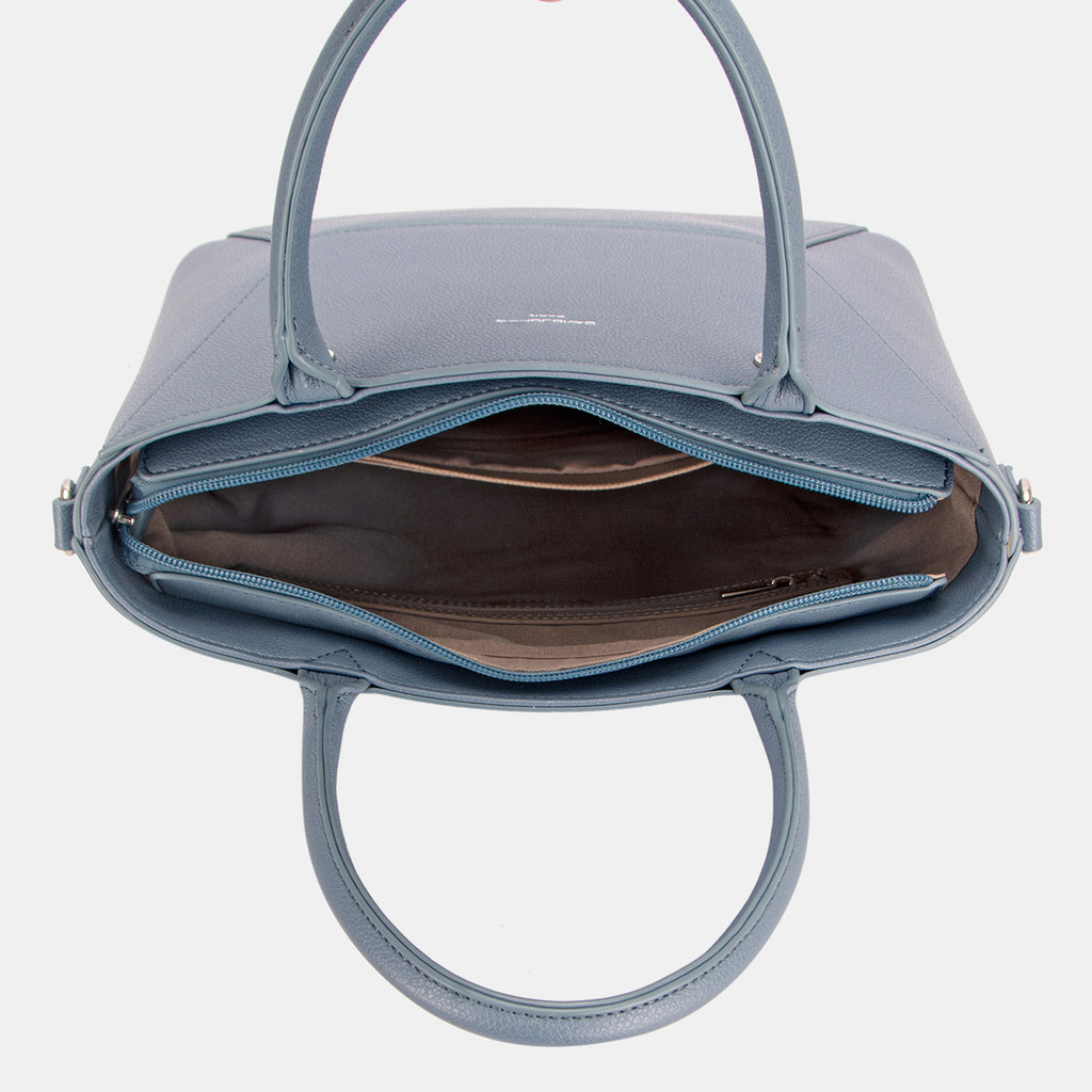 David Jones PU Leather Handbag - Siennasass