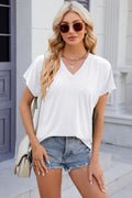 V-Neck Short Sleeve T-Shirt - Siennasass