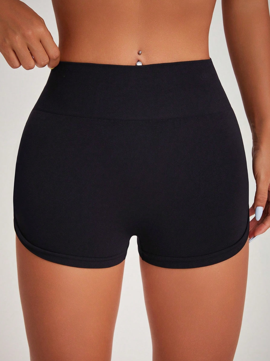 High Waist Active Shorts - Siennasass