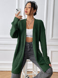 Open Front Long Sleeve Cardigan - Siennasass