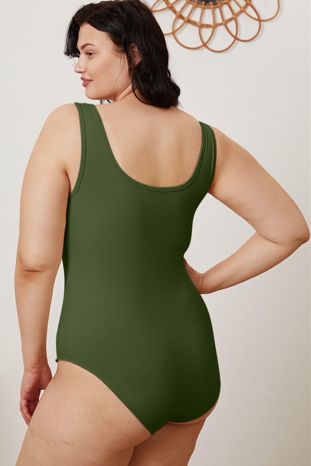 Basic Bae Full Size Square Neck Sleeveless Bodysuit - Siennasass
