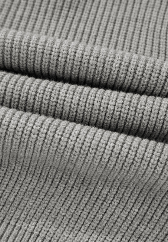 Strickjacke mit Rundhalsausschnitt und langen Ärmeln und Schleife