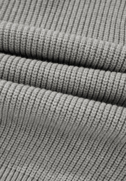 Strickjacke mit Rundhalsausschnitt und langen Ärmeln und Schleife