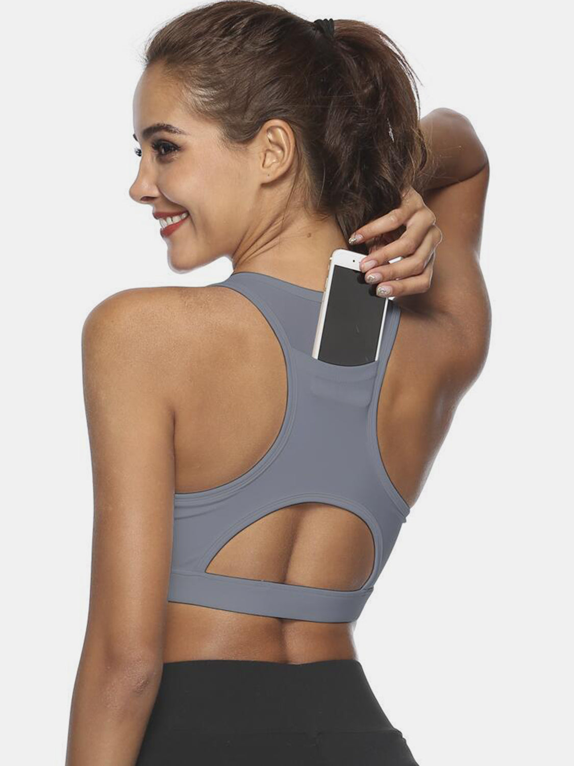 Cutout Scoop Neck Active Tank - Siennasass