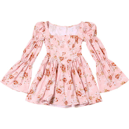 Pink floral Sweet Printed