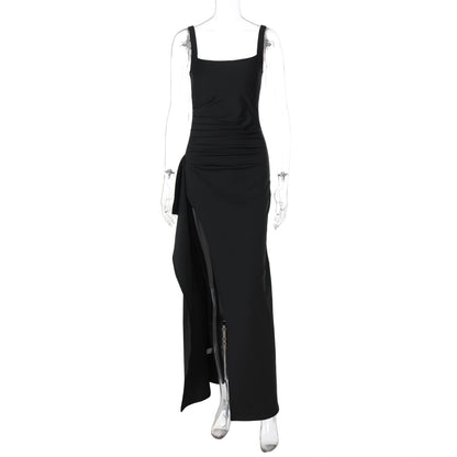 Sling High Slit leg cut Dress