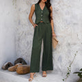 Holiday Vest Wide Leg Trousers Suit
