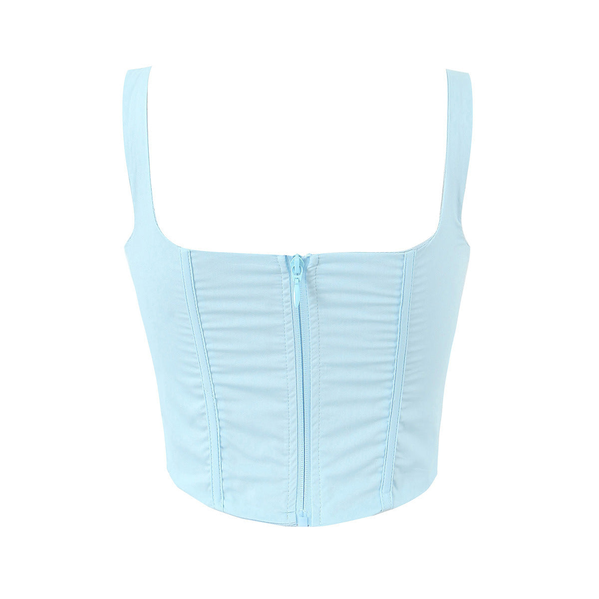 Sleeveless Split Tube Top Dress Sling Top Suit