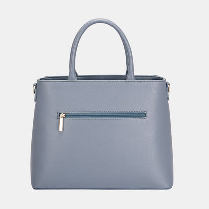David Jones PU Leather Handbag - Siennasass