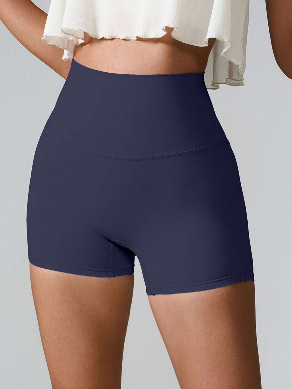 High Waist Active Shorts - Siennasass