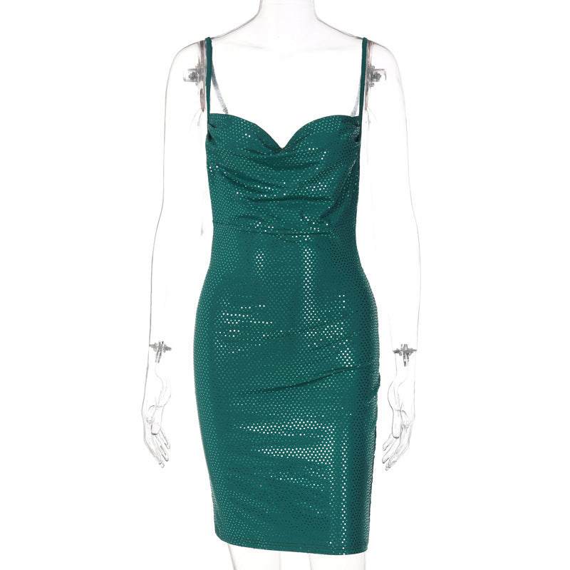 Two Piece Sling Backless  Dress - Siennasass