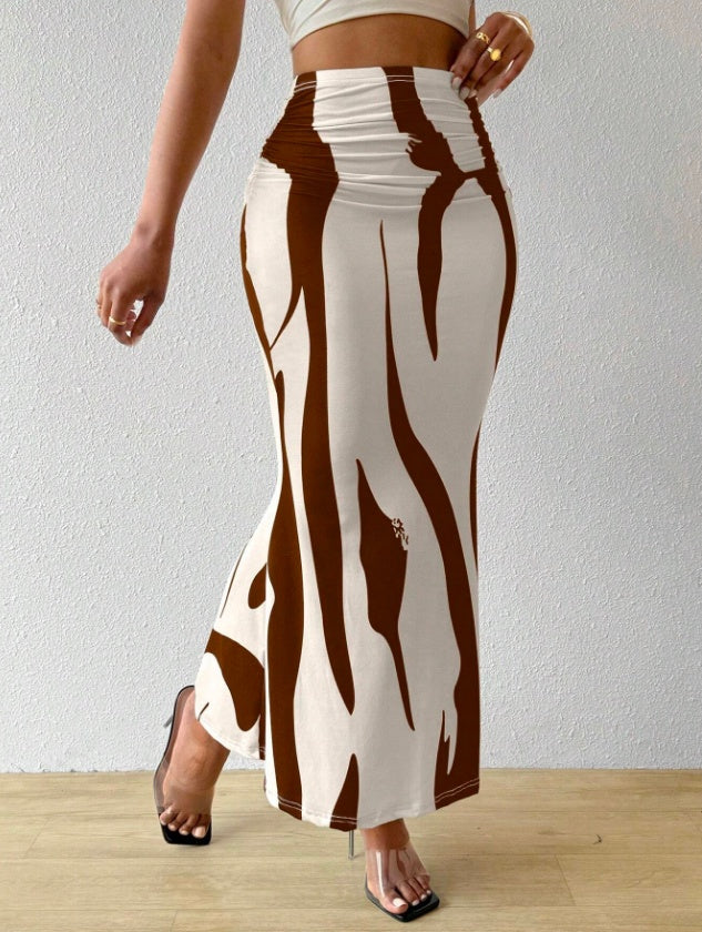Casual Pleated Skirt