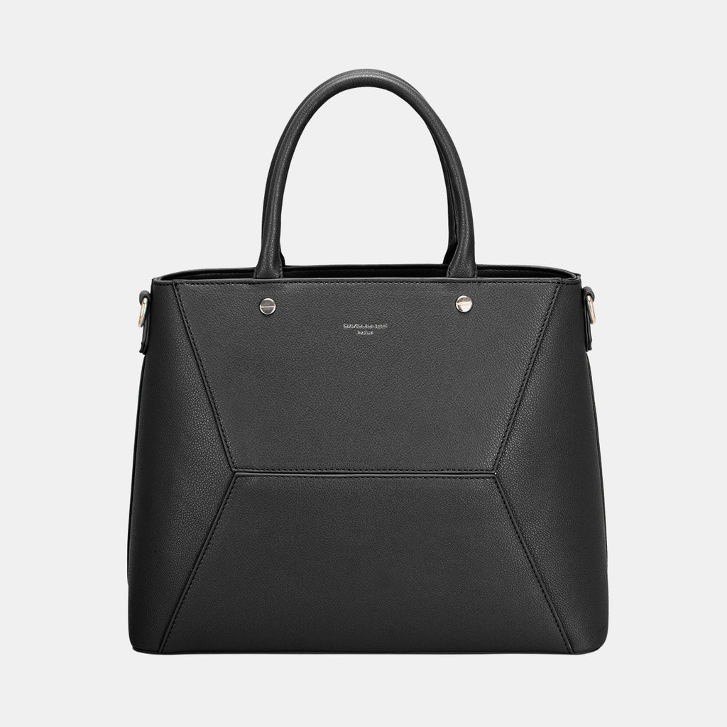 David Jones PU Leather Handbag - Siennasass