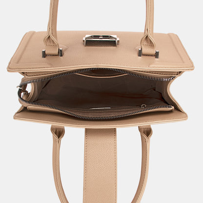 David Jones PU Leather Handbag - Siennasass