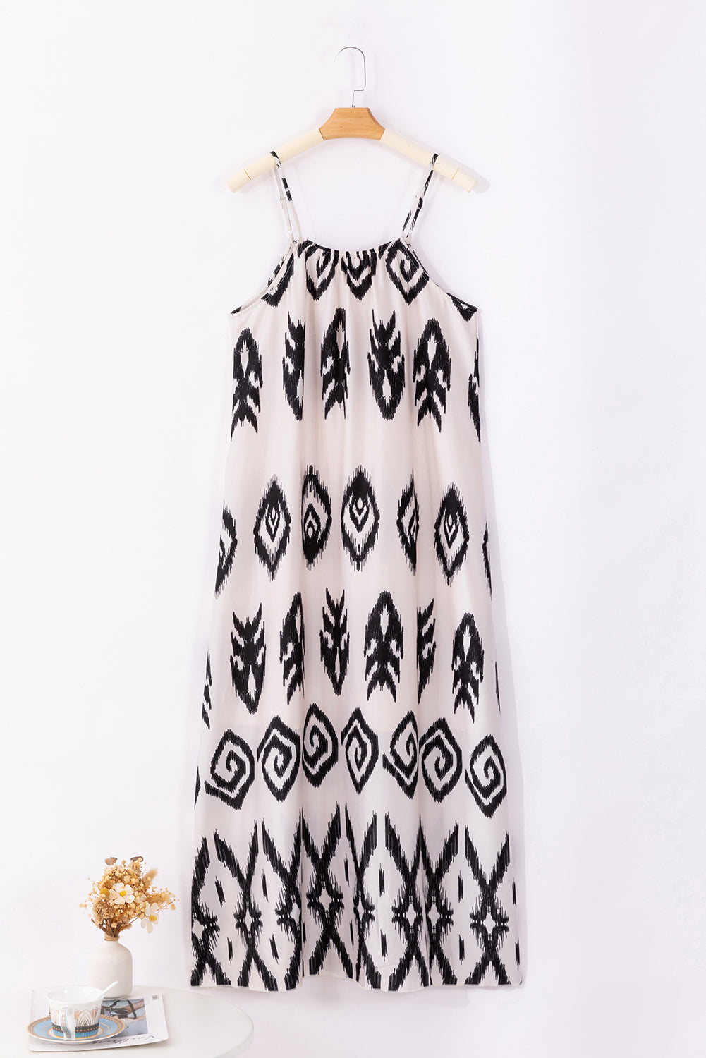 Printed Spaghetti Strap Cami Dress - Siennasass