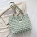 Bubble Textured Tote Bag - Siennasass