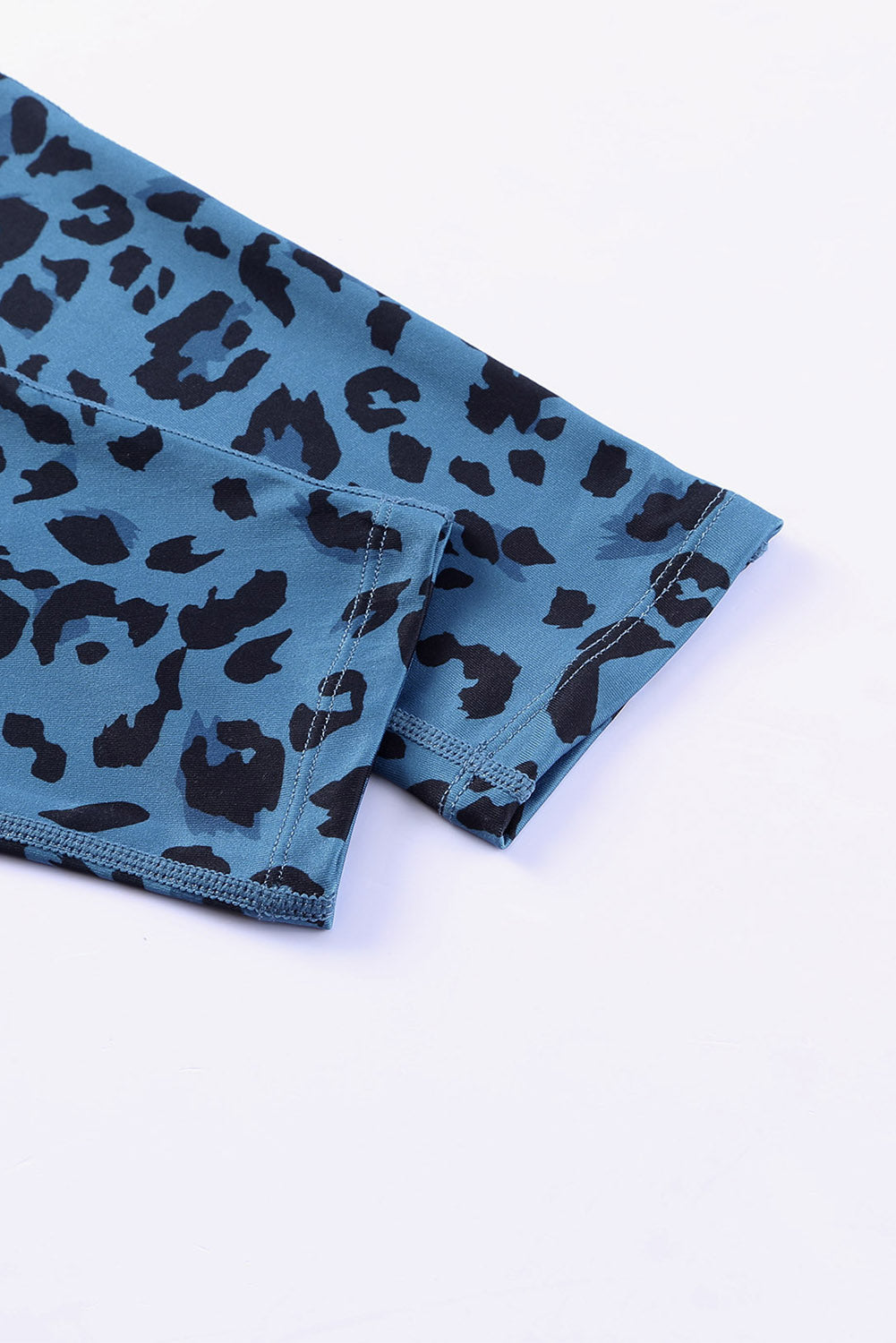 Leopard Print Wide Waistband Leggings - Siennasass