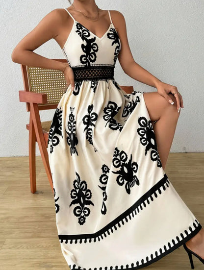 Rangoli print Long Dress