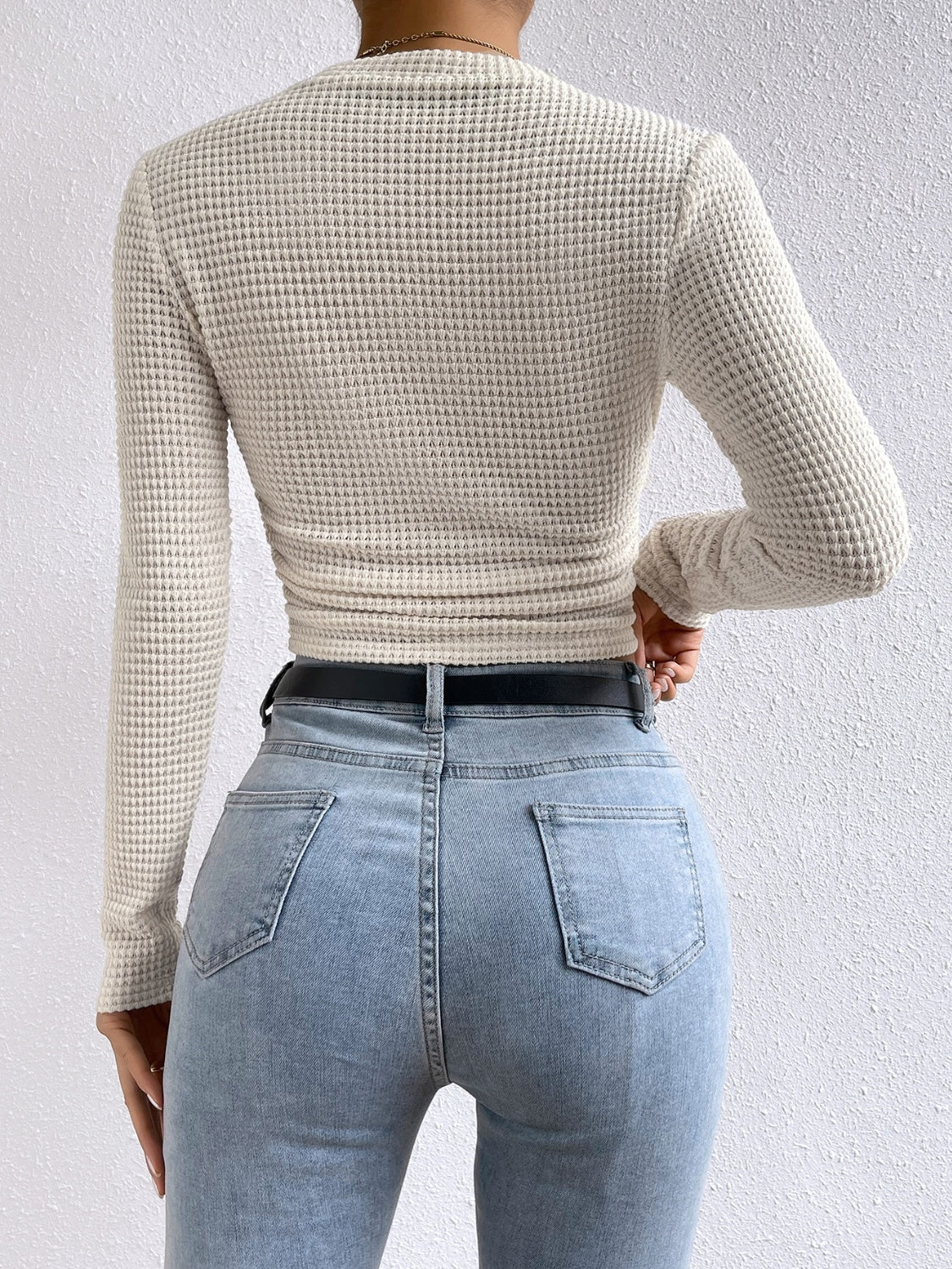 Round Neck Long Sleeve T-Shirt - Siennasass