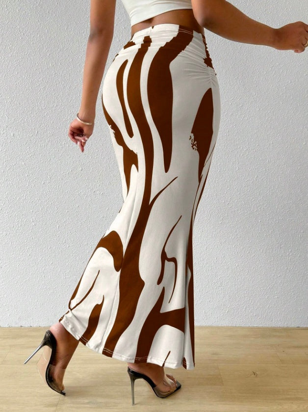 Casual Pleated Skirt