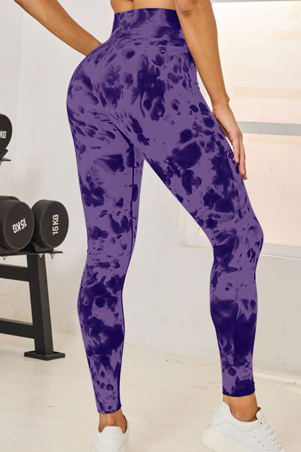 Tie-Dye High Waist Active Leggings - Siennasass