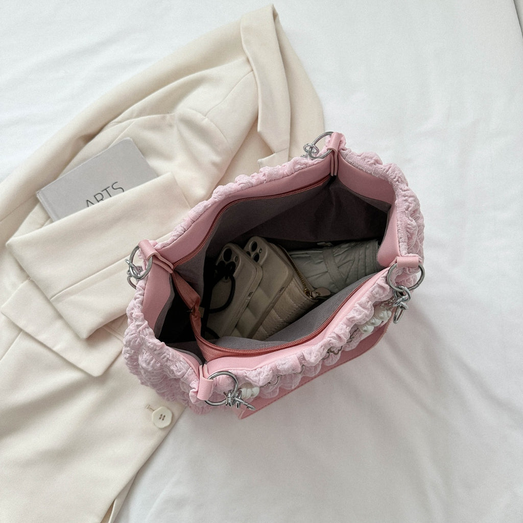 Bubble Textured Tote Bag - Siennasass