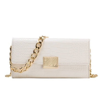 Modische Schultertasche mit Kette