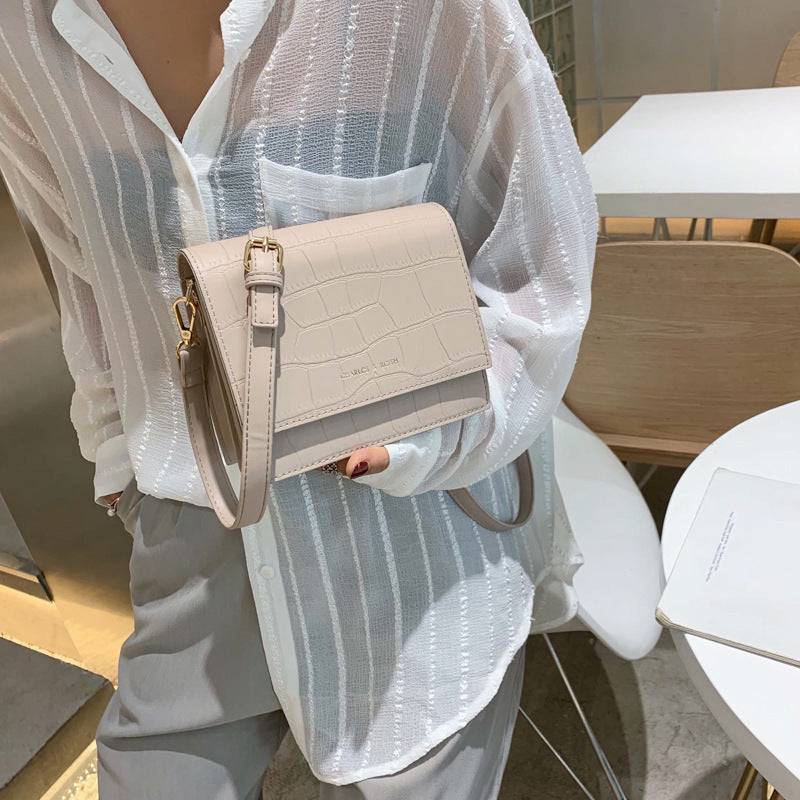 Schultertasche, modisch, kleine quadratische Tasche