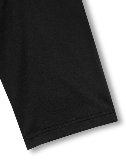 Plus Size Kleid mit Rüschenbesatz, Rundhalsausschnitt und langen Ärmeln