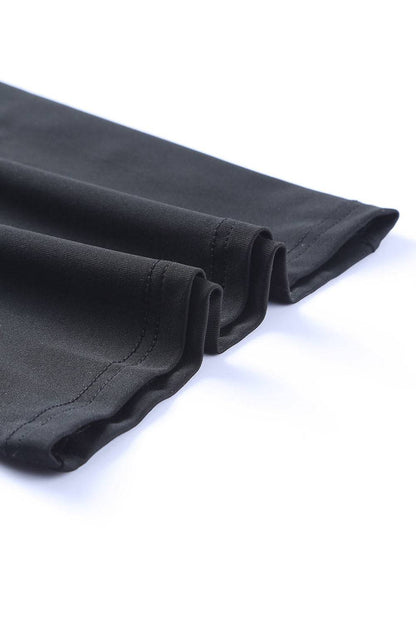 Jumpsuit mit verdrehtem Ausschnitt und Dreiviertelärmeln