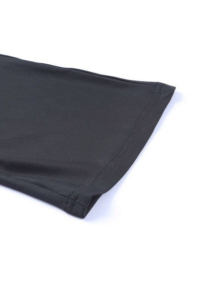 Jumpsuit mit verdrehtem Ausschnitt und Dreiviertelärmeln