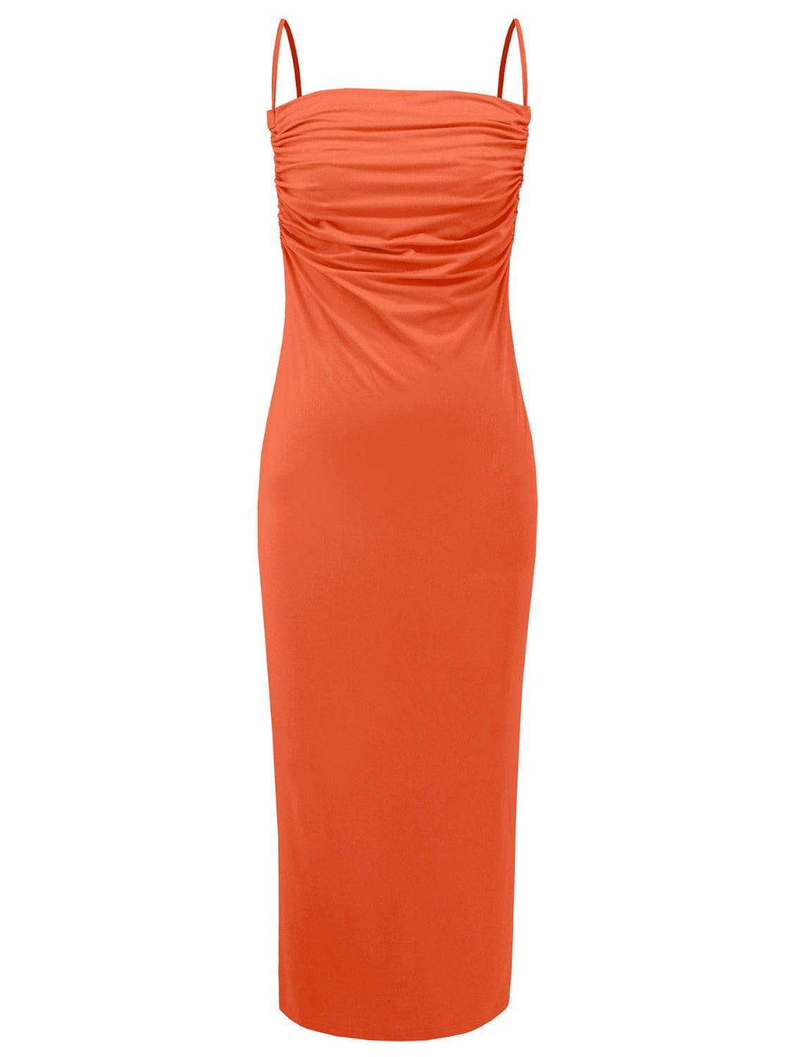 Backless Cowl Neck Sleeveless Cami Dress - Siennasass