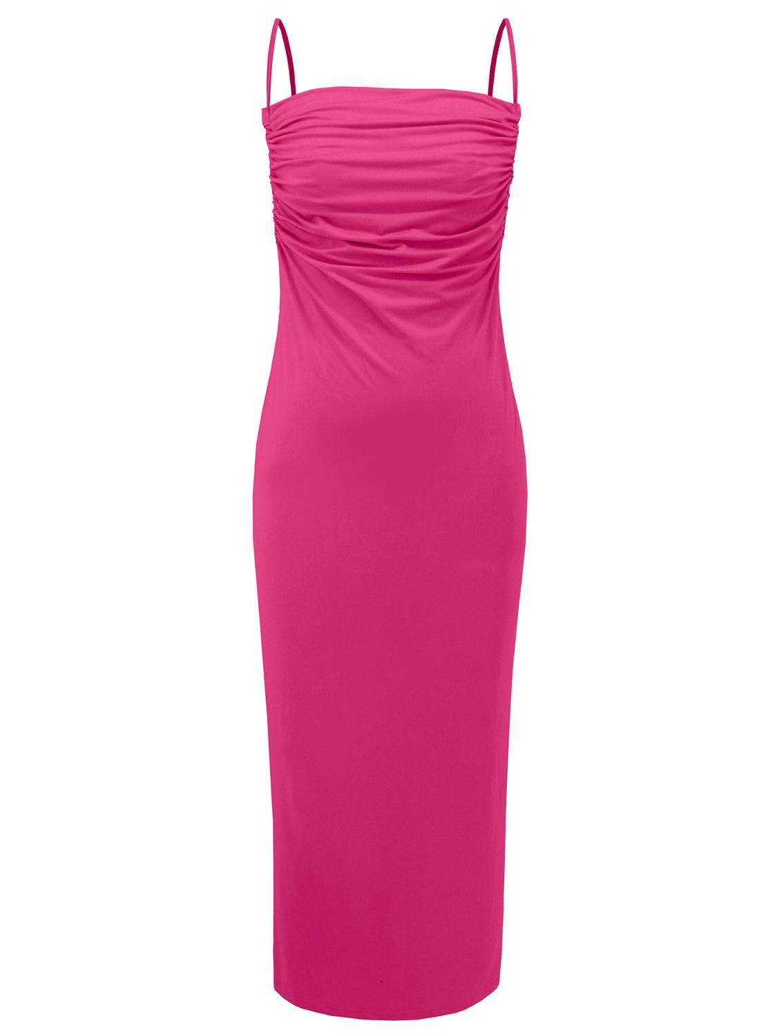 Backless Cowl Neck Sleeveless Cami Dress - Siennasass