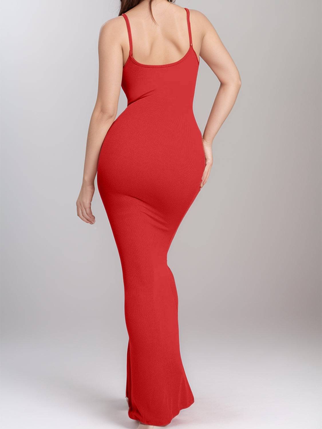 Ärmelloses Maxikleid „Basic Bae“ mit integrierter Shapewear