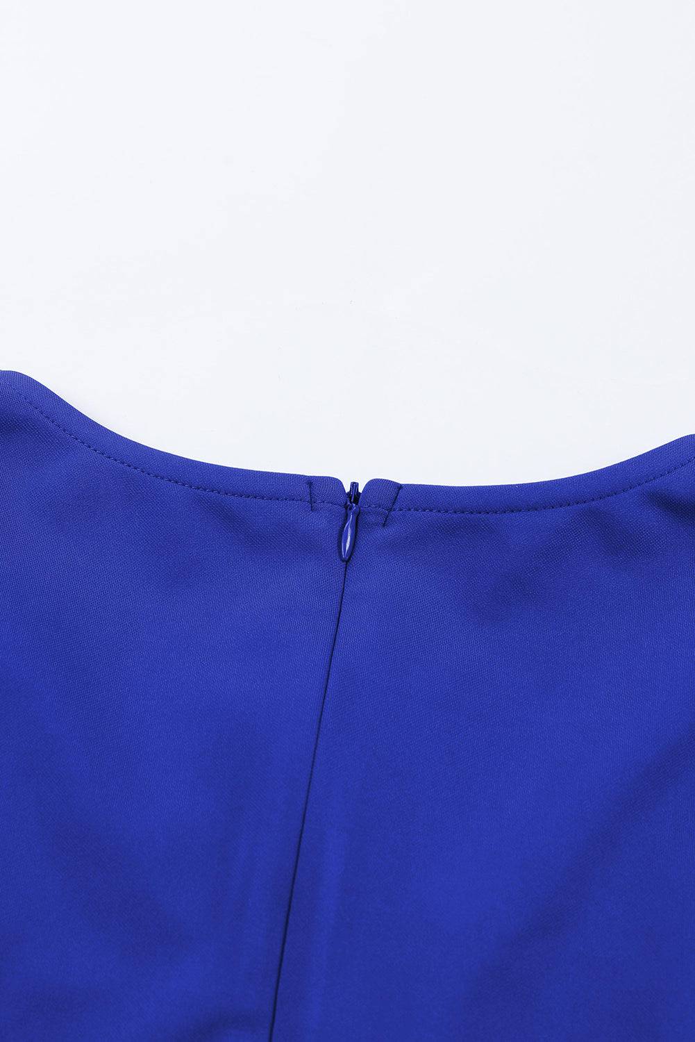 Belted Puff Sleeve V-Neck Jumpsuit - Siennasass